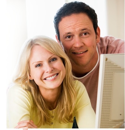 Smiling couple